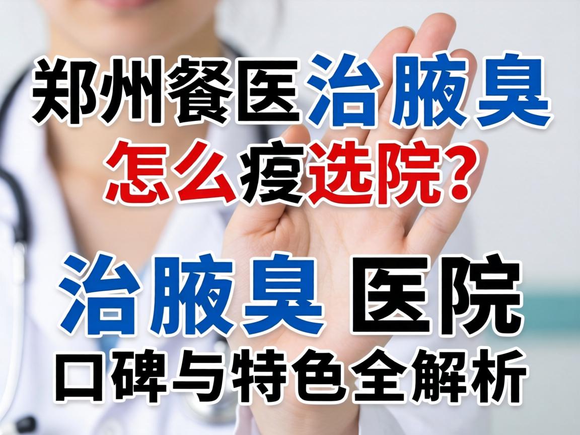 郑州治腋臭医院怎么选？治腋臭医院口碑与特色全解析