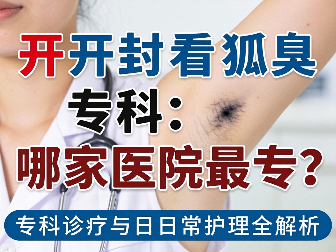开封看狐臭专科，哪家医院最专？专科诊疗与日常护理全解析